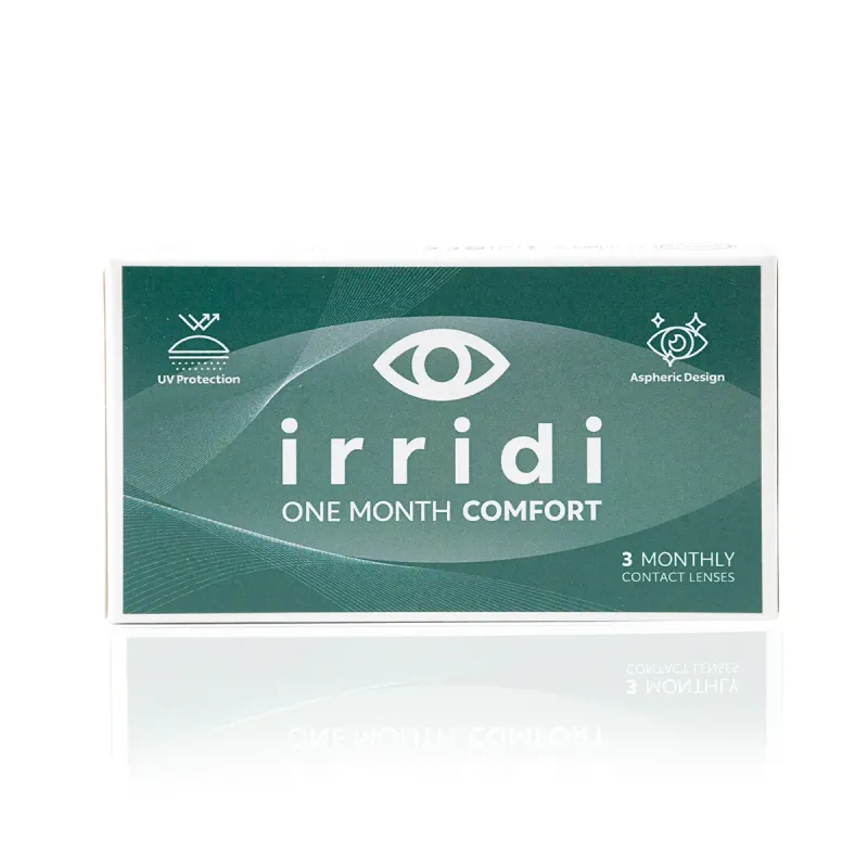 IRRIDI 1 MONTH COMFORT ΜΗΝΙΑΙΟΙ ΦΑΚΟΙ ΕΠΑΦΗΣ ΥΔΡΟΓΕΛΗΣ (3 ΦΑΚΟΙ)