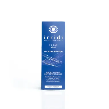 IRRIDI CLEAR CONTACT LENSES MULTI-PURPOSE SOLUTION 360ML