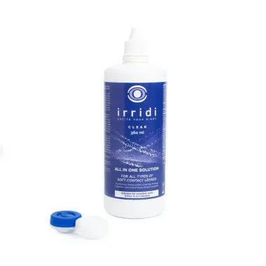 IRRIDI CLEAR CONTACT LENSES MULTI-PURPOSE SOLUTION 360ML
