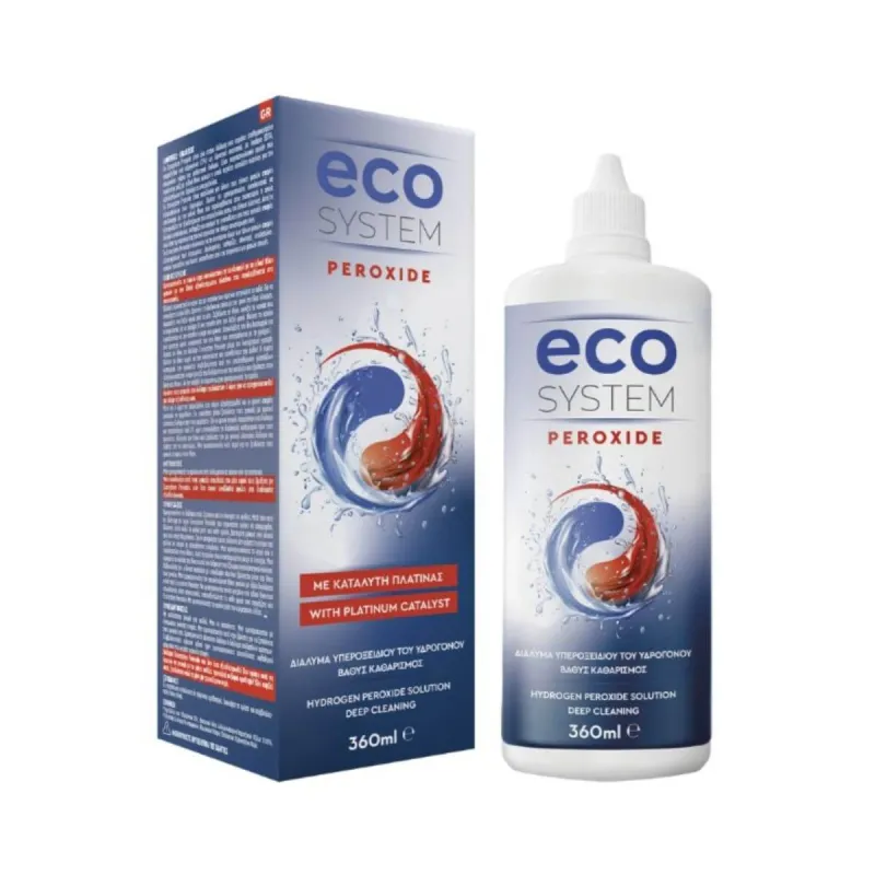 ECOSYSTEM PEROXIDE CONTACT LENSES MULTIPURPOSE SOLUTION 360ML