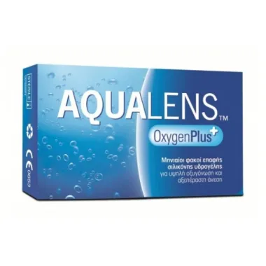 AQUALENS OXYGEN+ MONTHLY DISPOSABLE SILICON HYDROGEL CONTACT LENSES (3 LENSES)