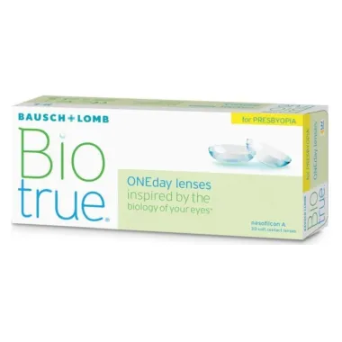 BIOTRUE ONEDAY FOR PRESBYOPIA DAILY DISPOSABLE MULTIFOCAL CONTACT LENSES (30 LENSES)