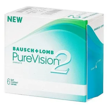 PUREVISION 2 MONTHLY DISPOSABLE SILICON HYDROGEL CONTACT LENSES (6 LENSES)