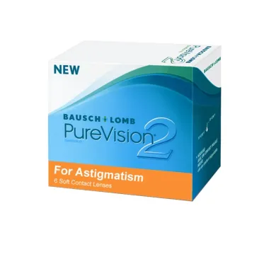 PUREVISION 2 TORIC  FOR ASTIGMATISM MONTHLY DISPOSABLE SILICON HYDROGEL CONTACT LENSES (6 LENSES)