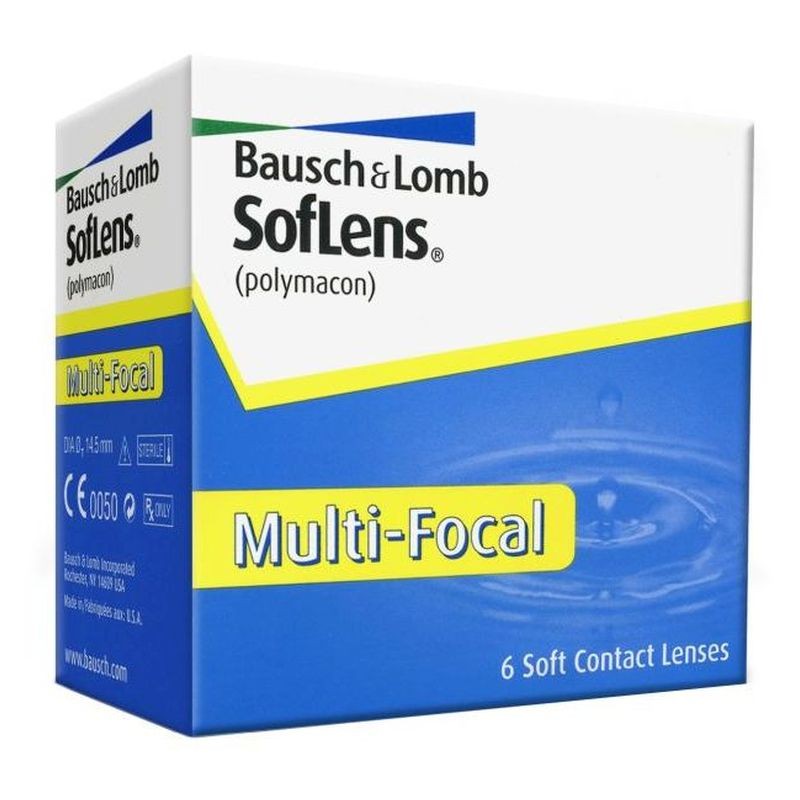 SOFLENS MULTIFOCAL ΜΗΝΙΑΙΟΙ ΠΟΛΥΕΣΤΙΑΚΟΙ ΦΑΚΟΙ ΕΠΑΦΗΣ (6 ΦΑΚΟΙ)