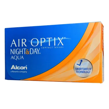 AIR OPTIX AQUA NIGHT & DAY ΜΗΝΙΑΙΟΙ ΦΑΚΟΙ ΕΠΑΦΗΣ ΣΙΛΙΚΟΝΗΣ ΥΔΡΟΓΕΛΗΣ (3 ΦΑΚΟΙ)