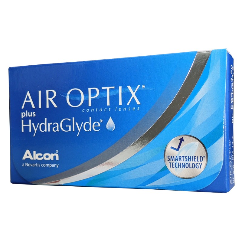 AIR OPTIX HYDRAGLYDE MONTHLY DISPOSABLE SILICON HYDROGEL CONTACT LENSES (3 LENSES)