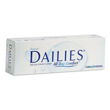 FOCUS DAILIES ALL DAY COMFORT DAILY DISPOSABLE CONTACT LENSES (30 LENSES)