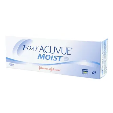 1-DAY ACUVUE MOIST DAILY DISPOSABLE CONTACT LENSES (30 LENSES)