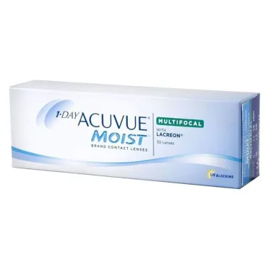 1-DAY ACUVUE MOIST MULTIFOCAL DAILY DISPOSABLE MULTIFOCAL CONTACT LENSES (30 LENSES)