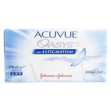 ACUVUE OASYS FOR ASTIGMATISM ΔΕΚΑΠΕΝΘΗΜΕΡΟΙ ΦΑΚΟΙ ΕΠΑΦΗΣ ΑΣΤΙΓΜΑΤΙΣΜΟΥ (6 ΦΑΚΟΙ)
