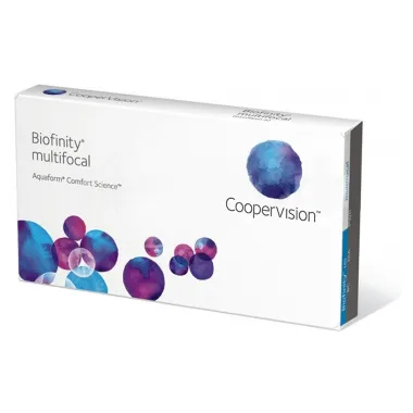 BIOFINITY MULTIFOCAL ΜΗΝΙΑΙΟΙ ΠΟΛΥΕΣΤΙΑΚΟΙ ΦΑΚΟΙ ΕΠΑΦΗΣ ΣΙΛΙΚΟΝΗΣ ΥΔΡΟΓΕΛΗΣ (3 ΦΑΚΟΙ)