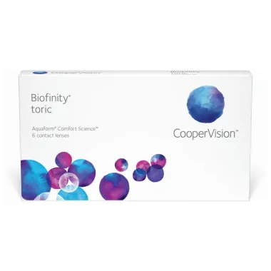 BIOFINITY TORIC MONTHLY DISPOSABLE SILICON HYDROGEL CONTACT LENSES FOR ASTIGMATISM (6 LENSES)