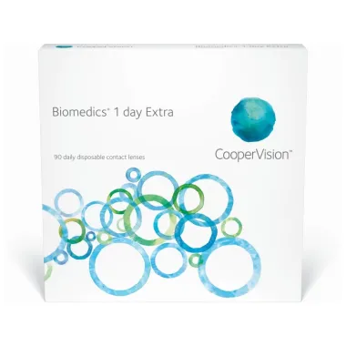 BIOMEDICS 1DAY EXTRA DAILY DISPOSABLE CONTACT LENSES (90 LENSES)