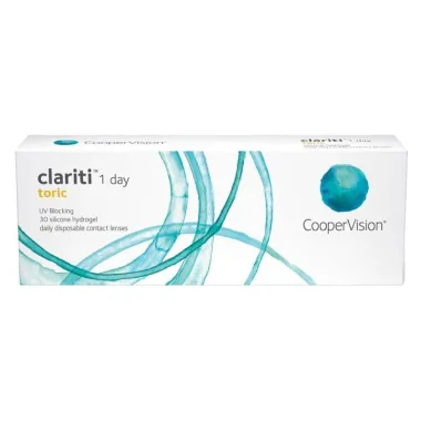 CLARITI 1DAY TORIC DAILY DISPOSABLE CONTACT LENSES FOR ASTIGMATISM (30 LENSES)