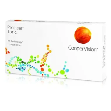 PROCLEAR TORIC MONTHLY DISPOSABLE BIOMIMETIC CONTACT LENSES FOR ASTIGMATISM (3 LENSES)
