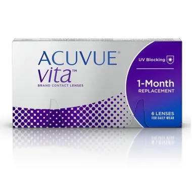 ACUVUE VITA MONTHLY DISPOSABLE SILICON HYDROGEL CONTACT LENSES (6 LENSES)