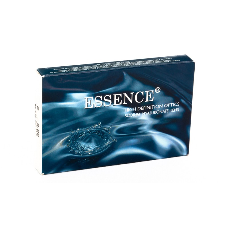 ESSENCE MONTHLY DISPOSABLE CONTACT LENSES WITH HYALURONIC SODIUM (6 LENSES)