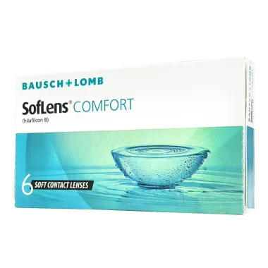 SOFLENS COMFORT MONTHLY DISPOSABLE CONTACT LENSES (6 LENSES)