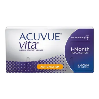 ACUVUE VITA FOR ASTIGMATISM MONTHLY DISPOSABLE CONTACT LENSES FOR ASTIGMATISM (6 LENSES)