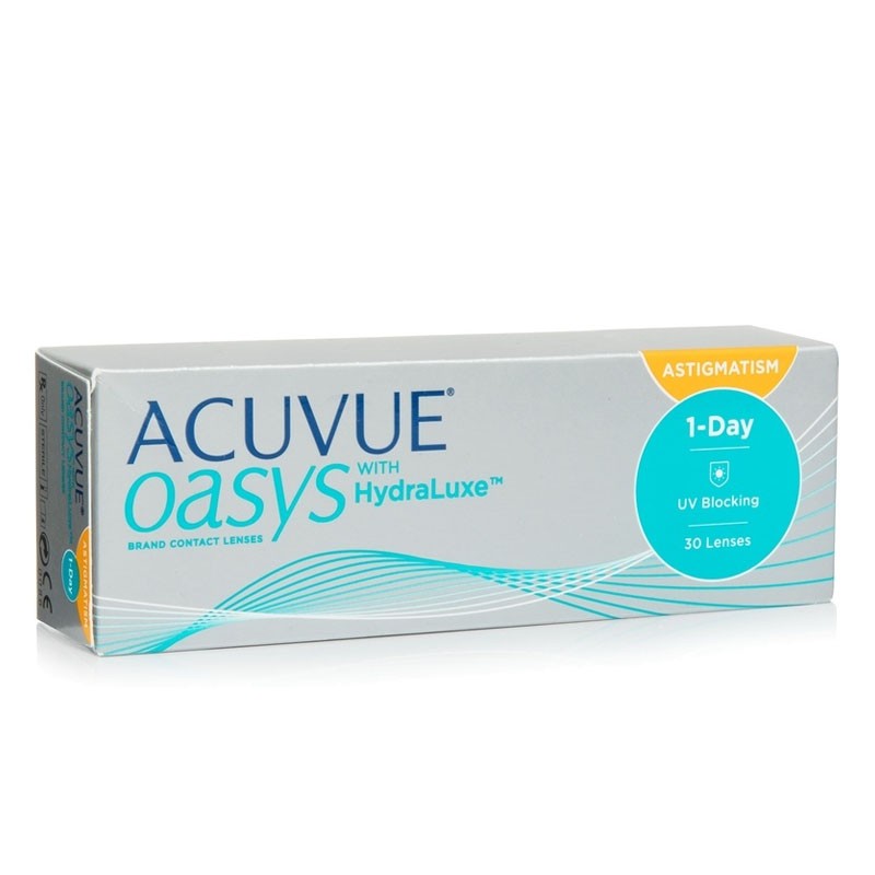 ACUVUE OASYS 1DAY DAILY DISPOSABLE CONTACT LENSES FOR ASTIGMATISM (30 LENSES)