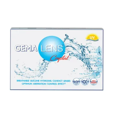 GEMALENS CRYSTAL MONTHLY DISPOSABLE CONTACT LENSES (3 LENSES)