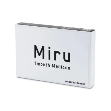 MIRU MONTHLY DISPOSABLE SILICON HYDROGEL CONTACT LENSES (6 LENSES)
