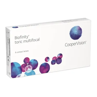BIOFINITY TORIC MULTIFOCAL MONTHLY DISPOSABLE CONTACT LENSES (6 LENSES)