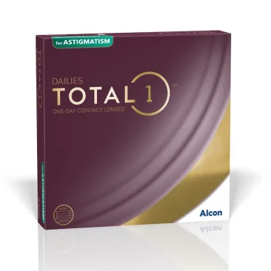 DAILIES TOTAL 1 DAILY FOR ASTIGMATISM DISPOSABLE CONTACT LENSES (90 LENSES)