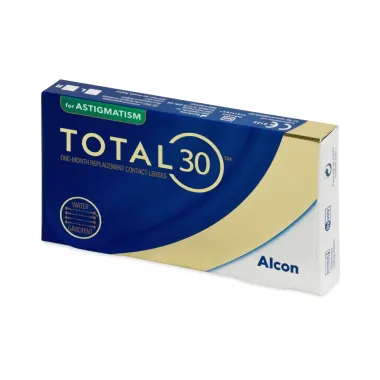 TOTAL 30 FOR ASTIGMATISM MONTLY DISPOSABLE CONTACT LENSES (3 LENSES)