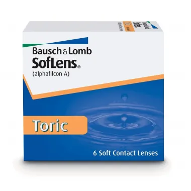 SOFLENS TORIC MONTHLY DISPOSABLE CONTACT LENSES FOR ASTIGMATISM (6 LENSES)