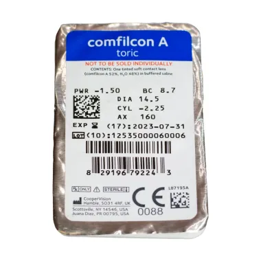 BIOFINITY TORIC ΜΗΝΙΑΙΟΙ ΦΑΚΟΙ ΕΠΑΦΗΣ ΑΣΤΙΓΜΑΤΙΣΜΟΥ ΣΙΛΙΚΟΝΗΣ ΥΔΡΟΓΕΛΗΣ (3 ΦΑΚΟΙ)