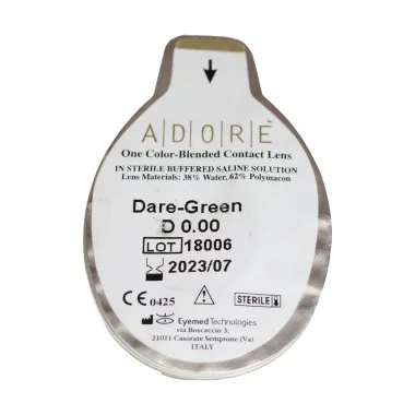 ADORE COLORS DARE COLORED QUARTERLY DISPOSABLE CONTACT LENSES (2 LENSES)
