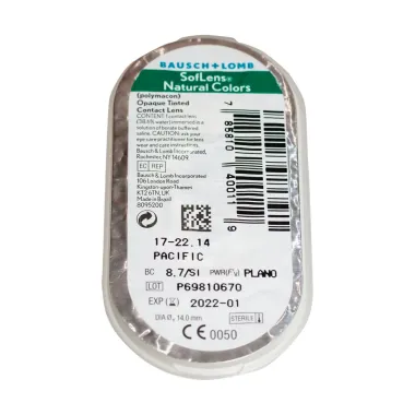 SOFLENS NATURAL COLORS ΜΗΝΙΑΙΟΙ ΕΓΧΡΩΜΟΙ ΦΑΚΟΙ ΕΠΑΦΗΣ (2 ΦΑΚΟΙ)