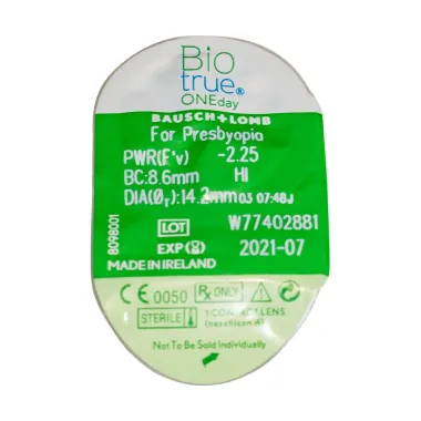 BIOTRUE ONEDAY DAILY CONTACT LENSES (30+10 FREE)