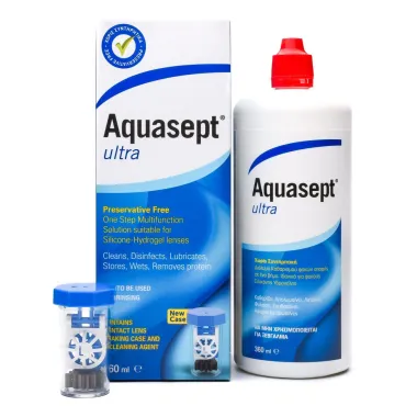 AQUASEPT CONTACT LENSES SOLUTION WITH CATALYST 360ML