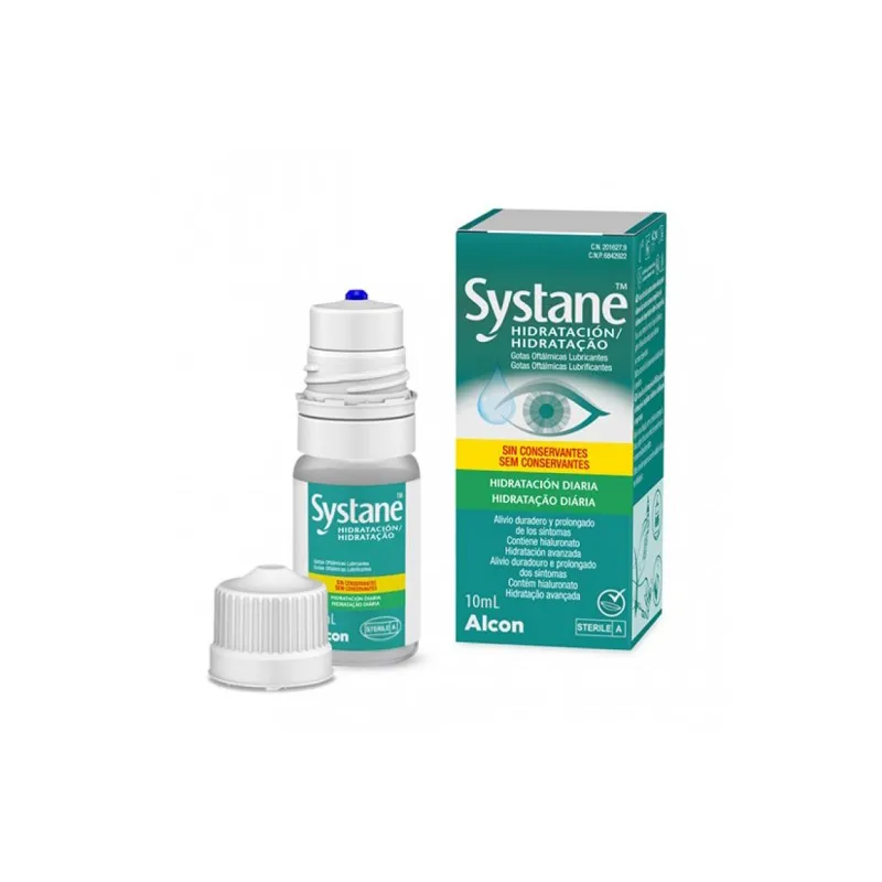 SYSTANE HYDRATION LUBRICATING EYE DROPS WITHOUT PRESERVATIVES 10ML