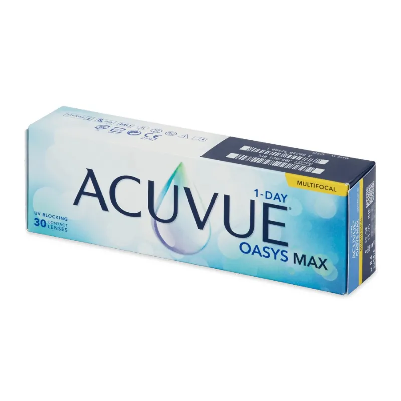 ACUVUE OASYS MAX 1-DAY MULTIFOCAL ΗΜΕΡΗΣΙΟΙ ΠΟΛΥΕΣΤΙΑΚΟΙ ΦΑΚΟΙ ΕΠΑΦΗΣ (30 ΦΑΚΟΙ)